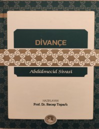 2017 - DİVANÇE ABDÜLMECİD SİVASİ - PROF.DR.RECEP TOPARLI