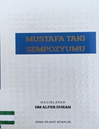 2016 - MUSTAFA TAKİ SEMPOZYUMU - ALPER DURAN